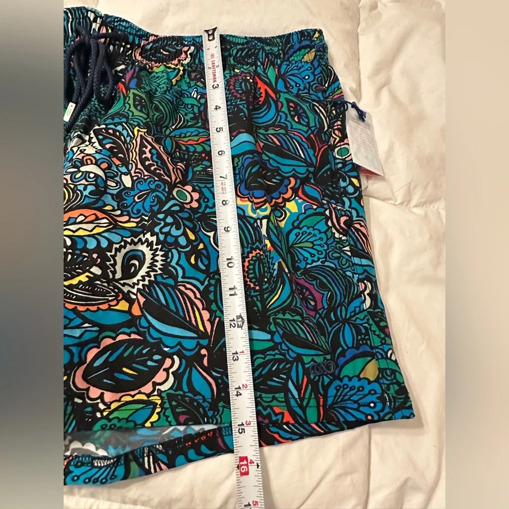 Le Club Paisley Short Swim Trunks - NWT - Size XXL